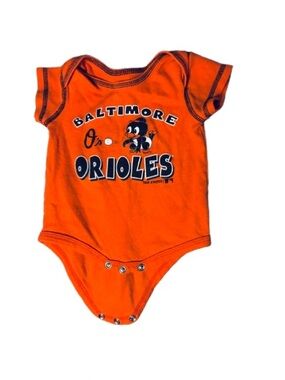 Orange Baby One-Piece Bodysuit 0-3
